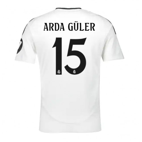 Pánský Fotbalový dres Real Madrid Arda Guler #15 2024-25 Domácí Krátký Rukáv